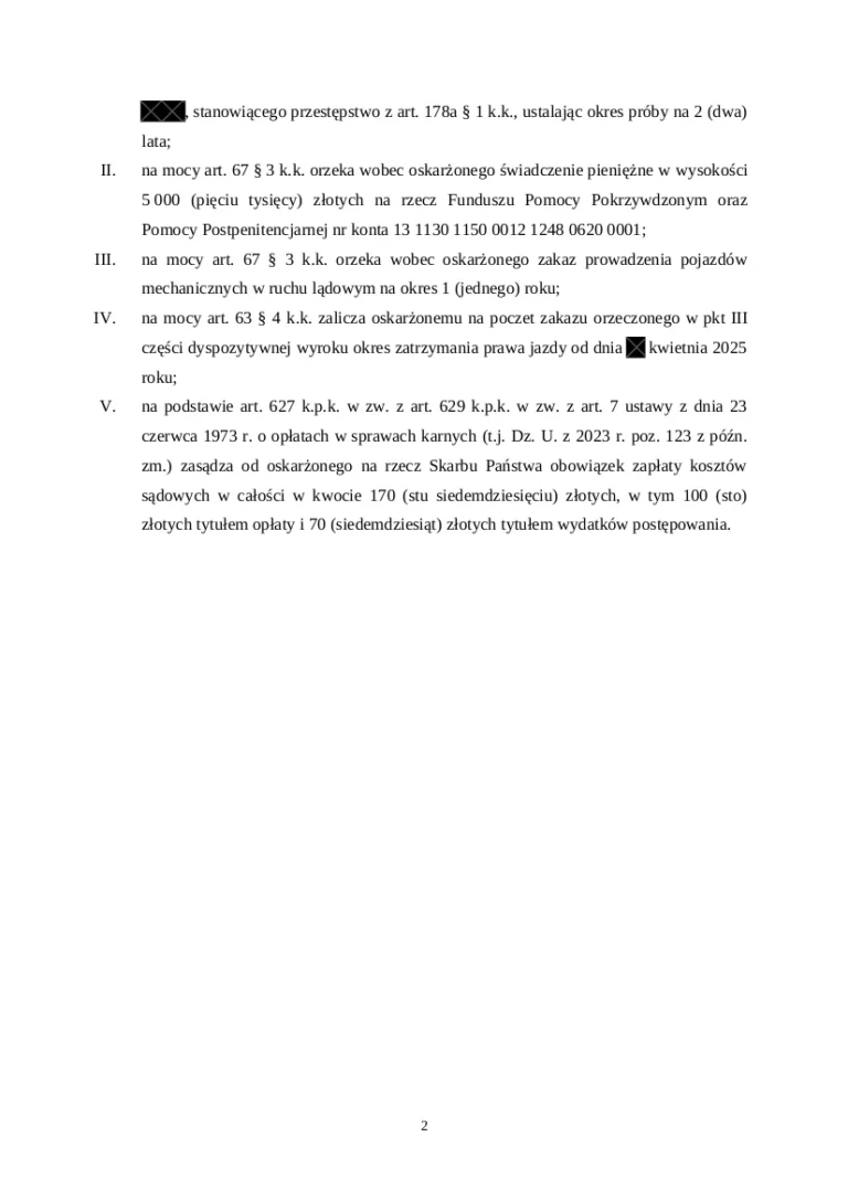 13-10-2025 Warunkowe umorzenie